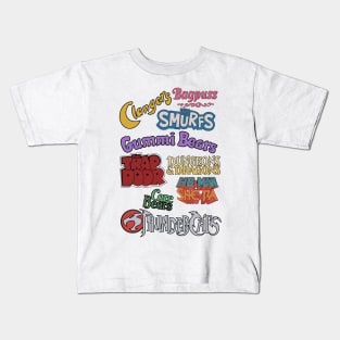 Classic Kids 80s Tv Shows Kids T-Shirt